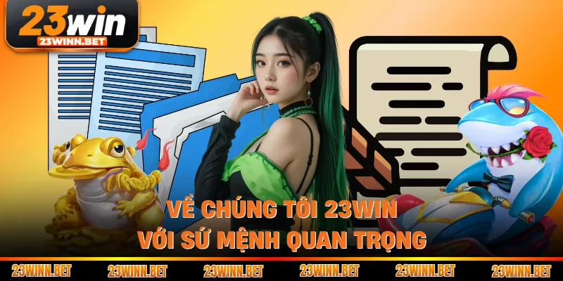 Về chúng tôi 23WIN với sứ mệnh quan trọng